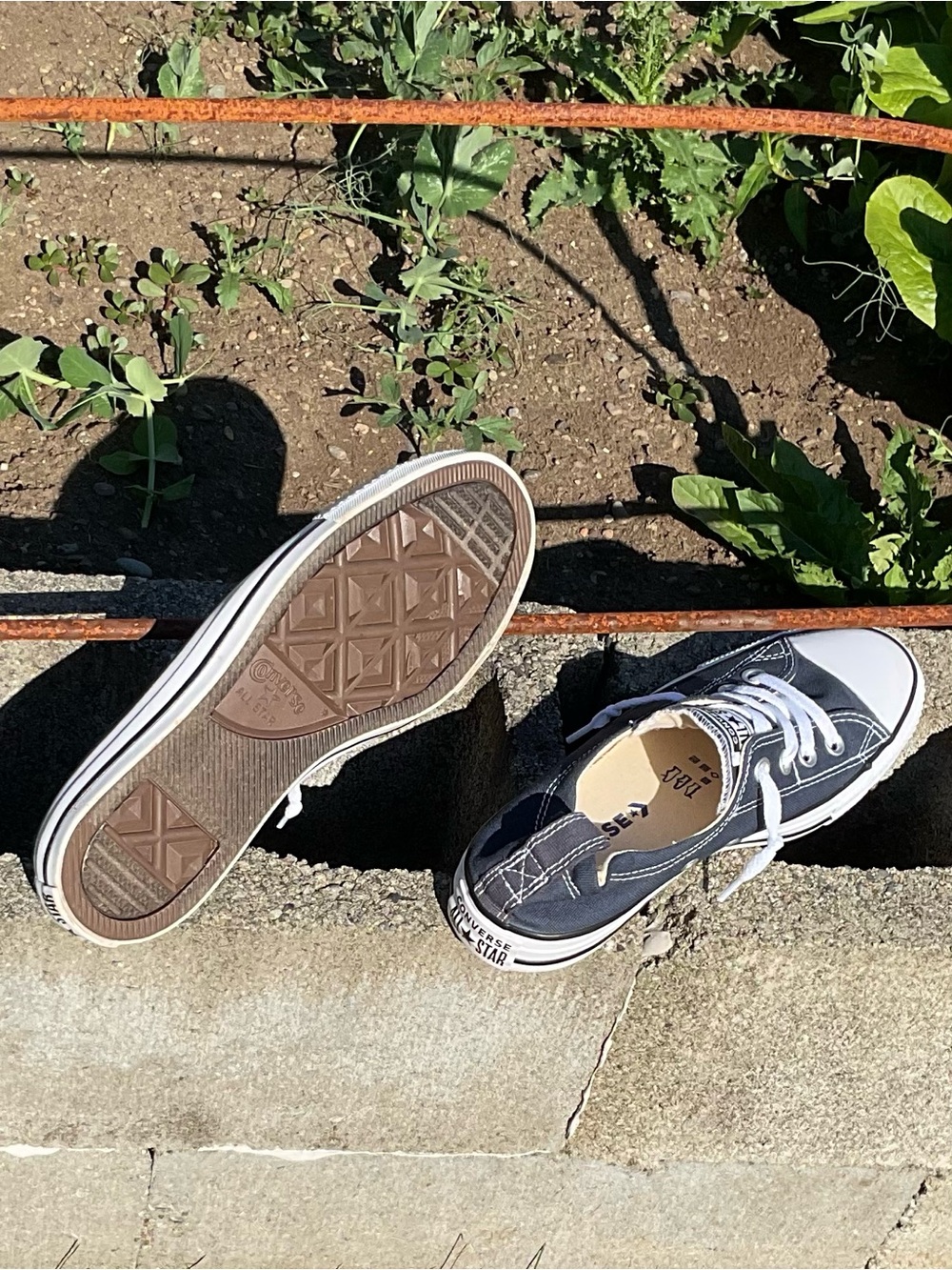 Converse Chuck Taylor Shoreline Slip On Sneakers Gray Women’s Size 8 Canvas - Picture 4 of 5